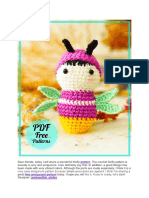 Crochet Firefly Amigurumi PDF Free Pattern
