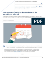 Prorrogado o período de convivência de versões do eSocial — Português (Brasil)