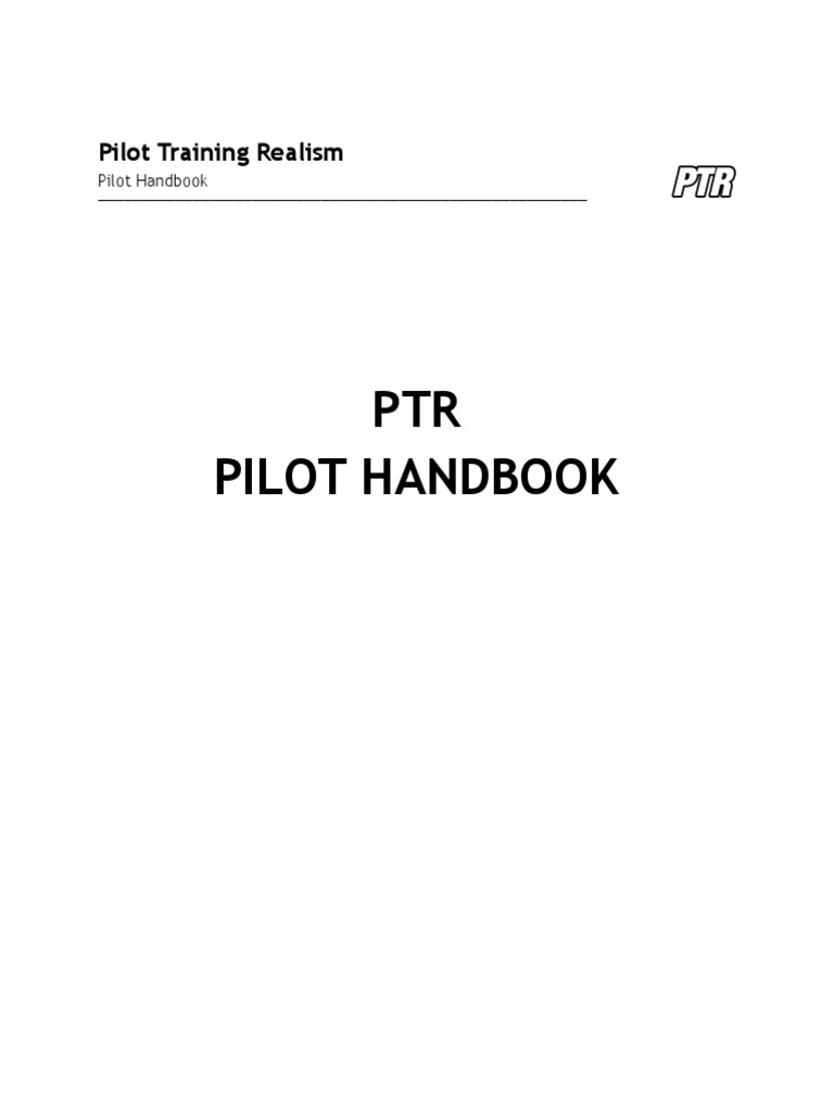 PTR Pilot Handbook PDF Instrument Flight Rules Visual Flight Rules