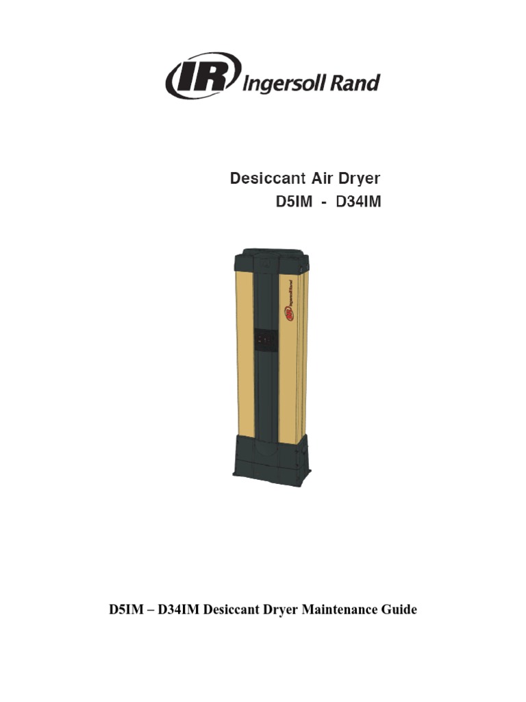 IR D5IMD34IM Desiccant Dryer Maintenance Guide PDF Valve