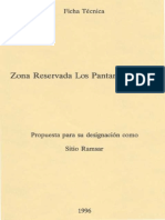 Zona Reservada Los Pantanos de Villa: Ficha Tecnica