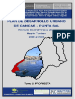 Plan de Desarrollo Urbano de Cancas – Punta sal 2020-2040