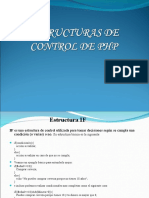 Estructuras de control IF, SWITCH, bucles FOR, WHILE y DO WHILE en PHP