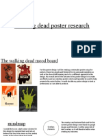 Walking Dead Poster Reseach