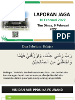 Laporan Jaga 09 Februari 2022