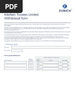Mutual of America Withdrawal Form | PDF | Fraud | Income Tax