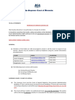 Circular No. 03 of 2022 Increase of Services (Covid19) 1 April 2022