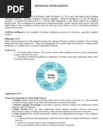 Artificial Intelligence Handout With Worksheet