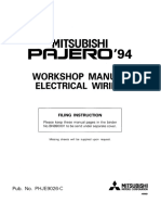 Mitsubishi Pajero 1994 2002 Electrical Wiring Diagrams