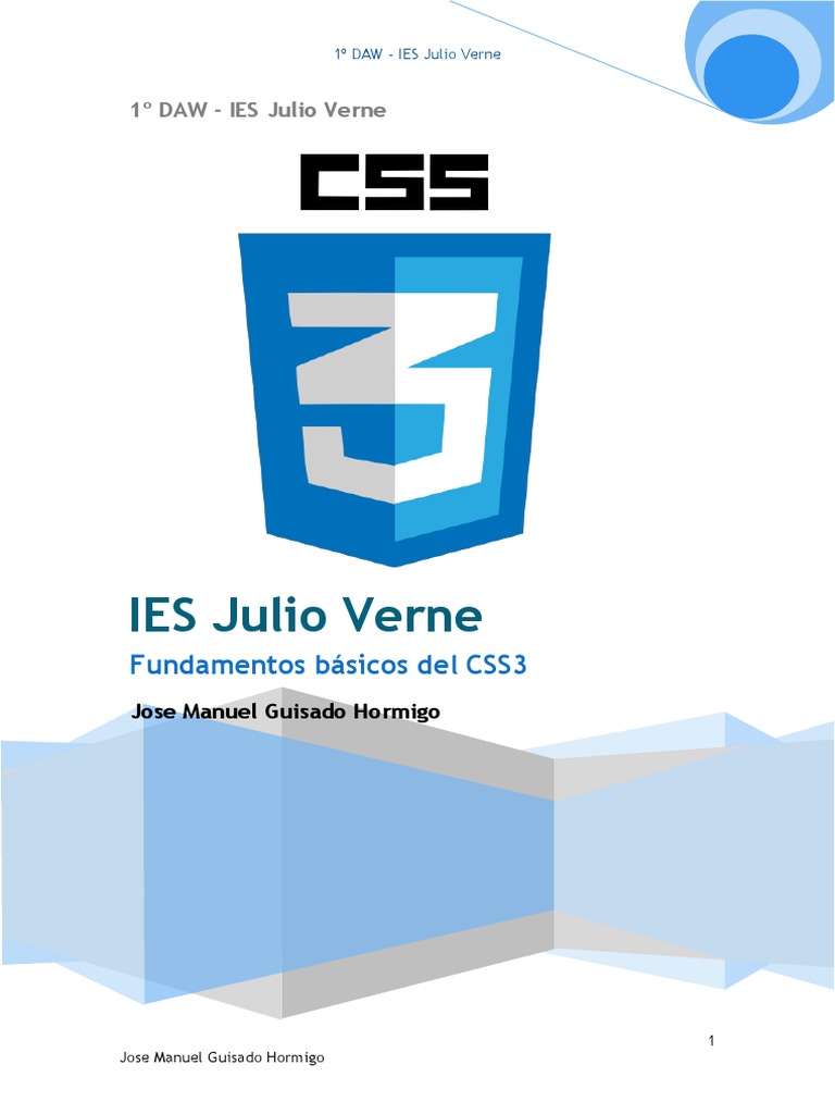 Fundamentos de CSS3 en Español | PDF | Internet | Estándares del ...