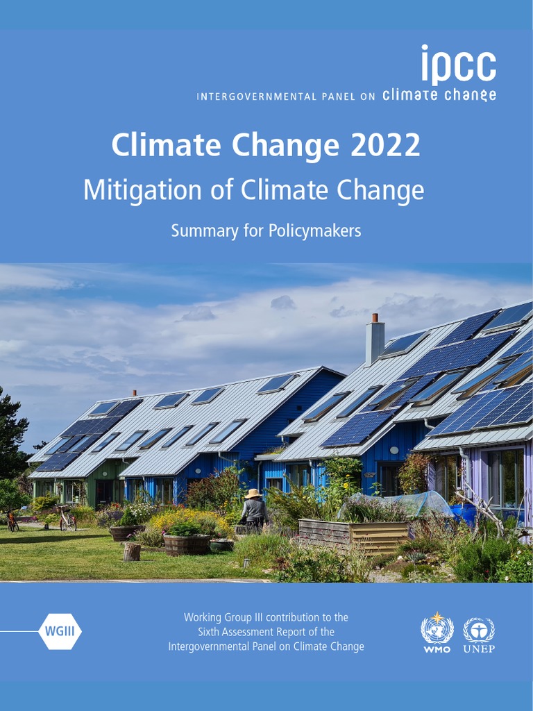 IPCC AR6 WGIII Climate Change Mitigation | PDF | Climate Change ...