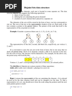 Disjoint Sets Data Structure: Example. Consider A System of Three Sets (1, 3, 5), (2, 6), (4, 7, 8)