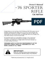M-76 Sporter Rifle: Owner's Manual