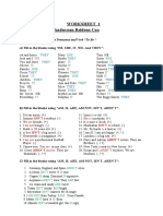 Worksheet 1 NOMBRES:Hugo Andersson Baldeon Coa: Subject: Subject Pronouns and Verb "To Be "