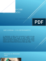 Mecanismo Con Detenimiento: Alumno: Vega Vilca Abdi Amalex