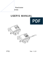 User'S Manual: Pneumatic Positioner YT-1200 Series