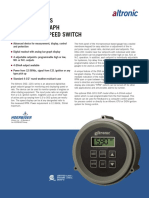 DSG-1201 SERIES Digital/Bar-Graph Tachometer/Speed Switch: Certified Class I, Divisions 1 and 2, Group D
