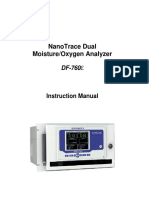 Servomex DF-760 Nano Trace Moisture / Oxygen Analyser Operation Manual