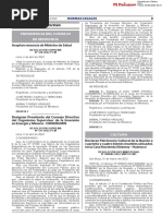 RESOLUCIÓN SUPREMA Nº 121-2022-PCM