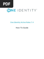 ActiveRoles 7.4 How To Guide