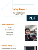 Isela Gonzalez - My Poetry Project