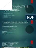 System Analysis and Design: Presented by