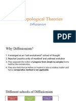 Anthropological Theories: Diffusionism