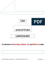 Cad Scripting TCL