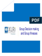 03.0-Group Decision Making and Group Illnesses