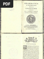Grammatica Kurda Garzoni | PDF