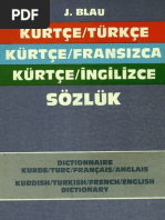 Kurtce Turkce Fransizca Ingilizce