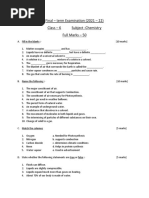 Chemistry Class 6