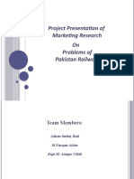 Problems of Pak Railway Final Presentation