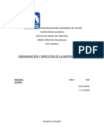 Organización y dirección de la mercadotecnia: análisis de competidores, investigación de mercado y mezcla de mercadotecnia