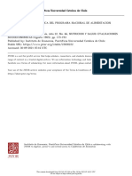 Instituto de Economia, Pontificia Universidad Catolica de Chile Cuadernos de Economía