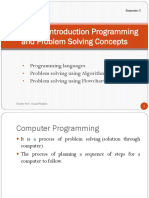 Chapter 1:introduction Programming and Problem Solving Concepts