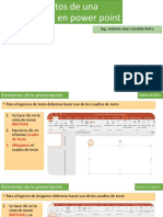 Elementos de una presentación en power point