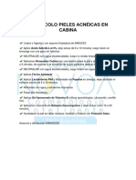 Protocolo Pieles Acnéicas en Cabina