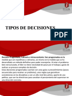 Tipos de Decisiones