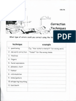 Correction Techniques
