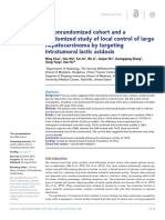 A Nonrandomized Cohort and A Randomized Study of Local Control of Large Hepatocarcinoma ...