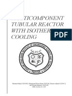 Multicomponent Tubular Reactor With Isothermal Cooling