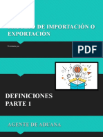 Importancia Del Intercambioi Mportación y Exportación