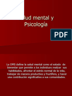 Salud Mental y Psicología