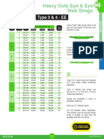 Type 3 & 4 - EE: Web Width No. Plys of Web Choker Eye Length V. Basket Vertical No