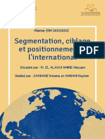 Rapport - SCP Marketing À L'international