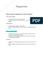 Happiness: Idioms About Happiness With Examples
