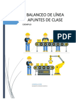 Apuntes de clase balanceo de Linea