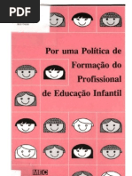 FORMAÇÃO DO PROFISSIONAL DA ED INF MEC