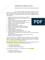 Assistência Pré-Natal - Revisão